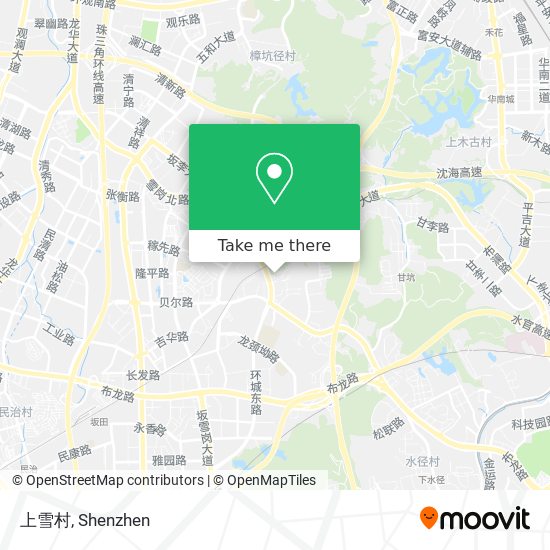 上雪村 map