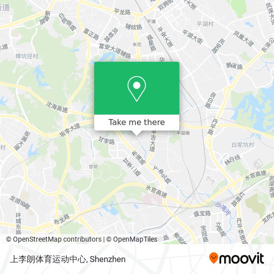 上李朗体育运动中心 map
