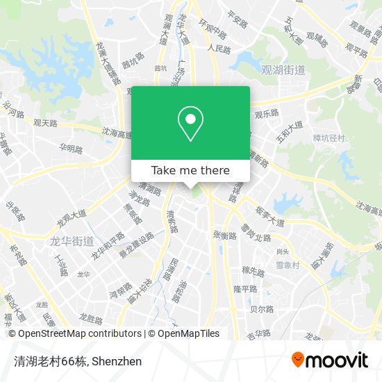 清湖老村66栋 map