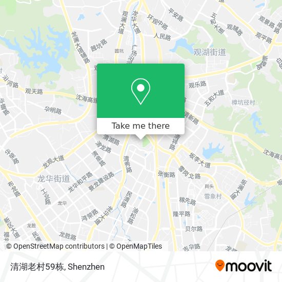 清湖老村59栋 map