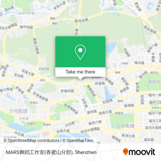 MARS舞蹈工作室(香蜜山分部) map