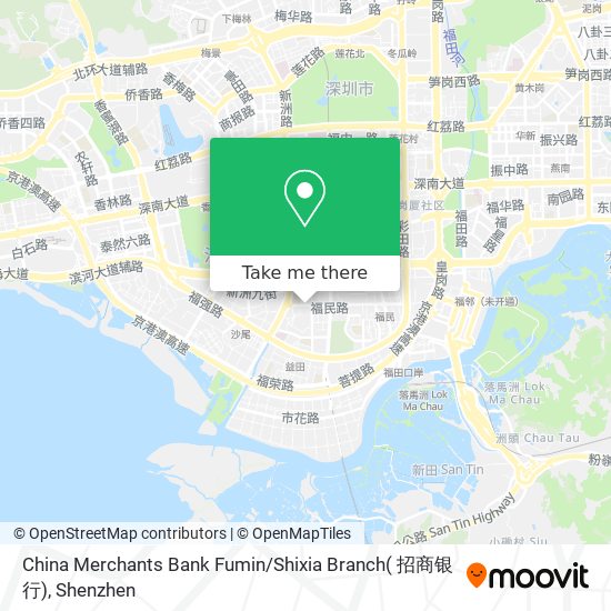 China Merchants Bank Fumin / Shixia Branch( 招商银行) map