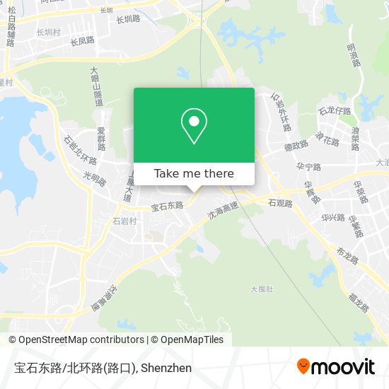 宝石东路/北环路(路口) map