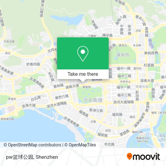 pw篮球公园 map