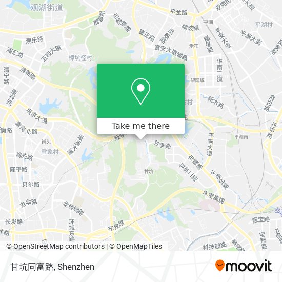 甘坑同富路 map