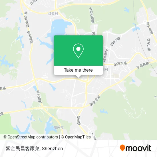 紫金民昌客家菜 map