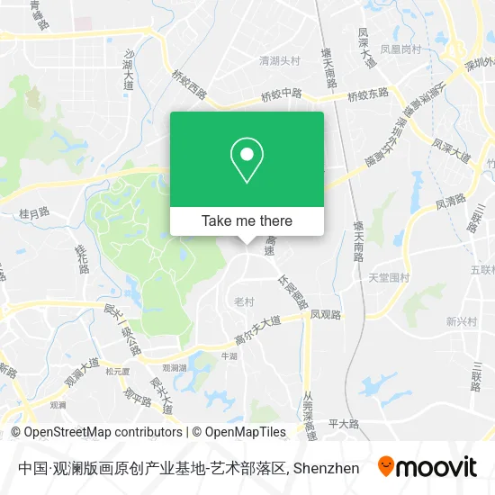 中国·观澜版画原创产业基地-艺术部落区 map