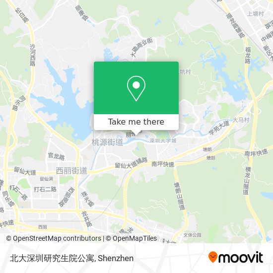 北大深圳研究生院公寓 map
