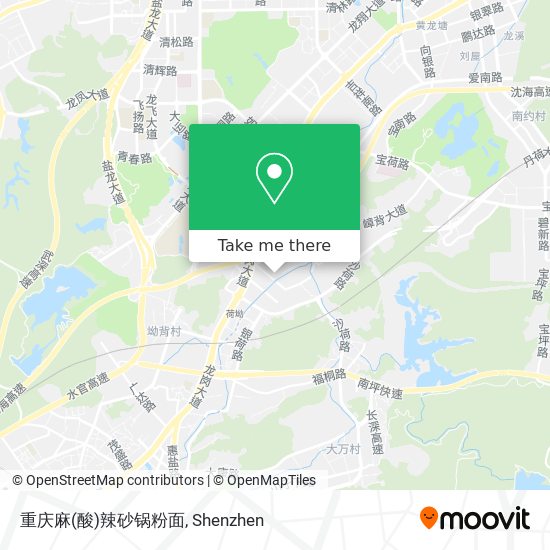 重庆麻(酸)辣砂锅粉面 map