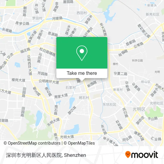 深圳市光明新区人民医院 map