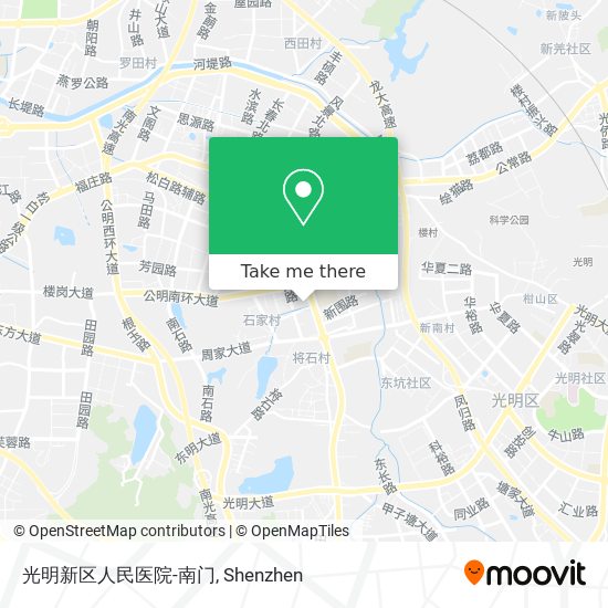 光明新区人民医院-南门 map