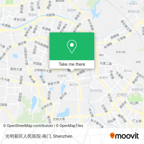 光明新区人民医院-南门 map