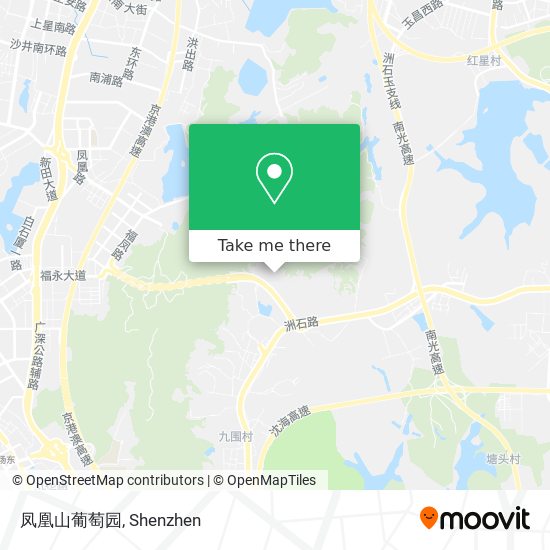 凤凰山葡萄园 map