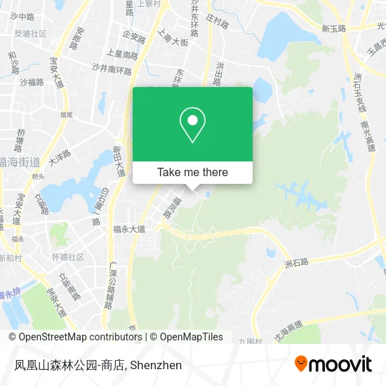 凤凰山森林公园-商店 map