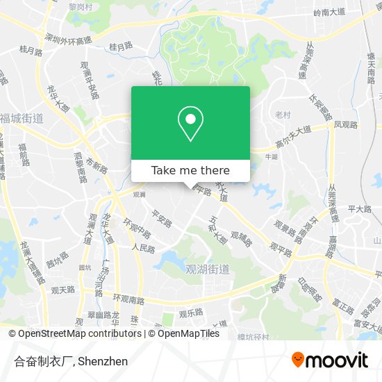 合奋制衣厂 map