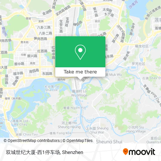 双城世纪大厦-西1停车场 map
