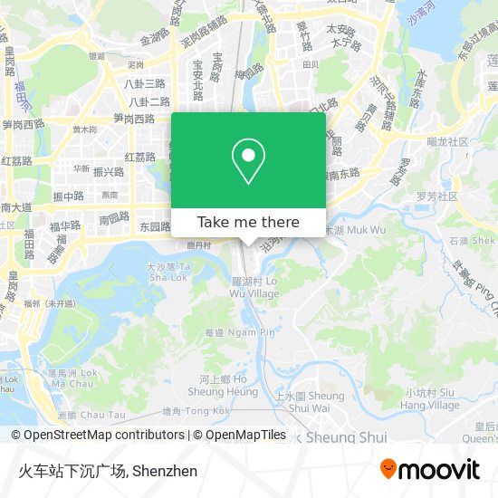 火车站下沉广场 map