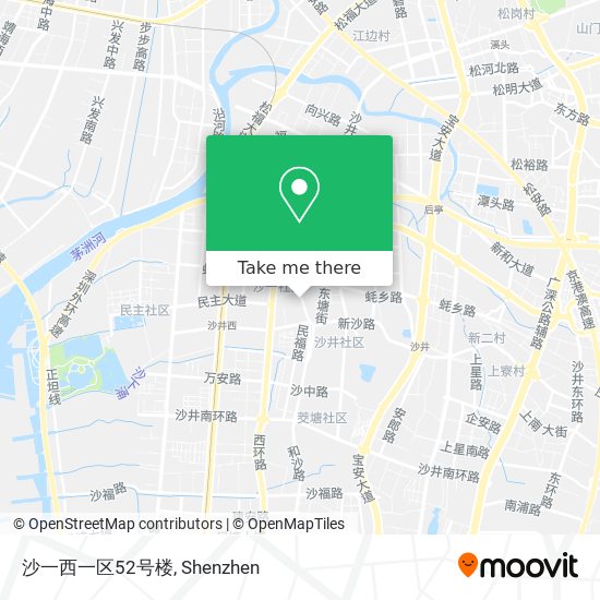沙一西一区52号楼 map