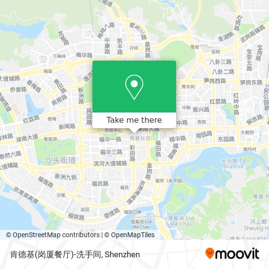 肯德基(岗厦餐厅)-洗手间 map