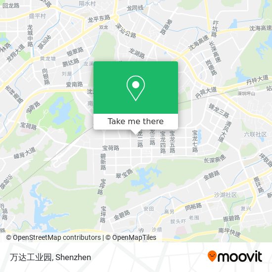 万达工业园 map