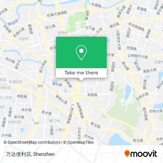 万达便利店 map