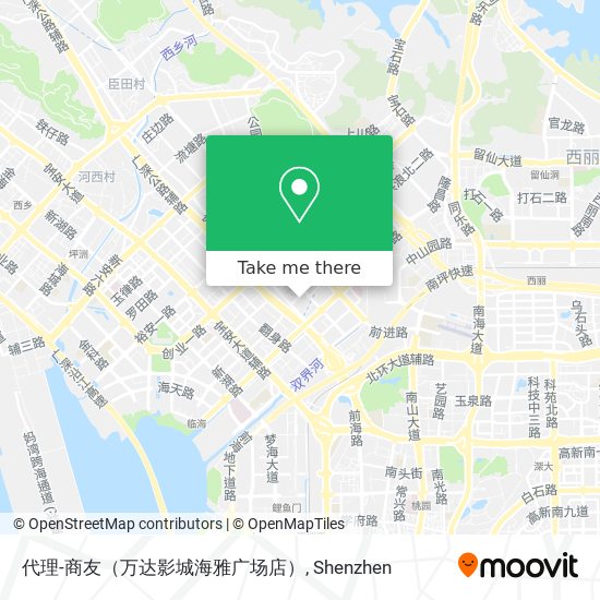 代理-商友（万达影城海雅广场店） map