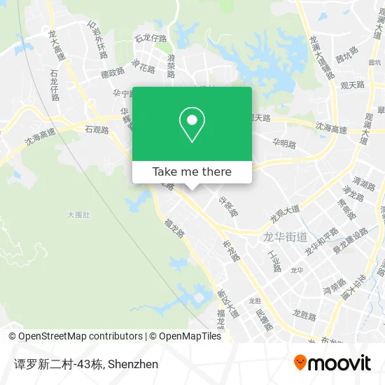 谭罗新二村-43栋 map