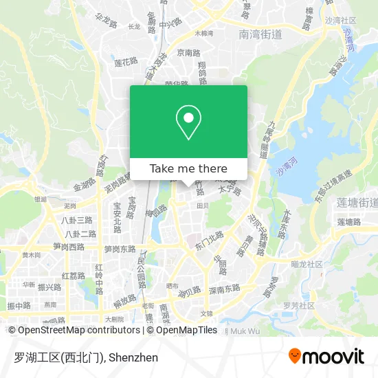 罗湖工区(西北门) map