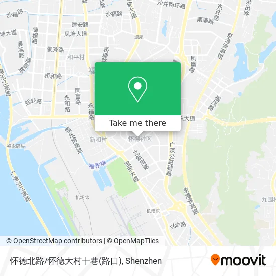 怀德北路/怀德大村十巷(路口) map