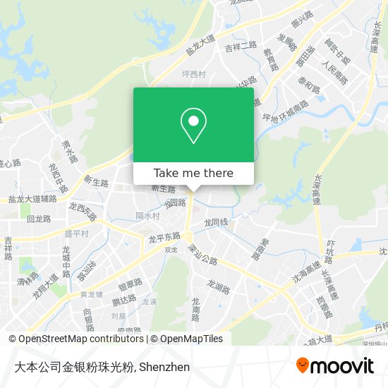 大本公司金银粉珠光粉 map