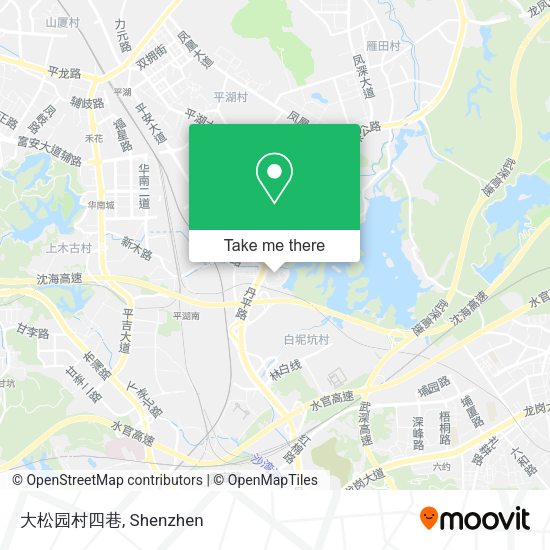 大松园村四巷 map
