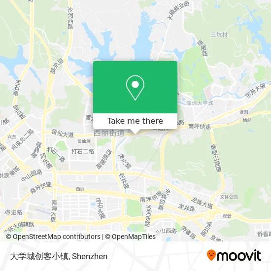 大学城创客小镇 map