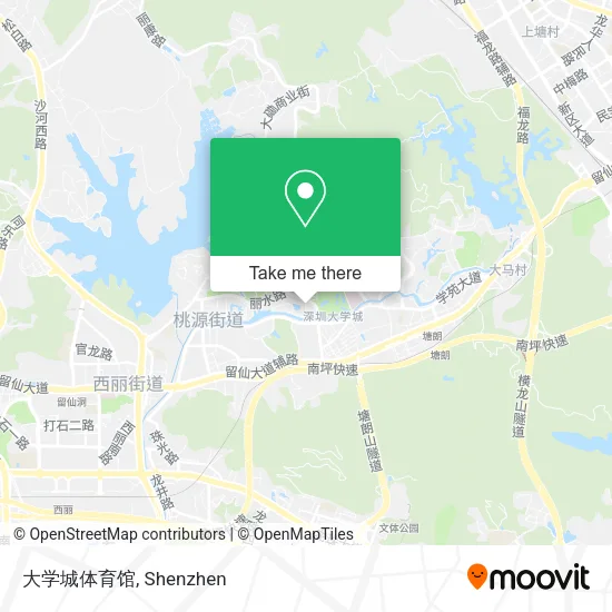 大学城体育馆 map