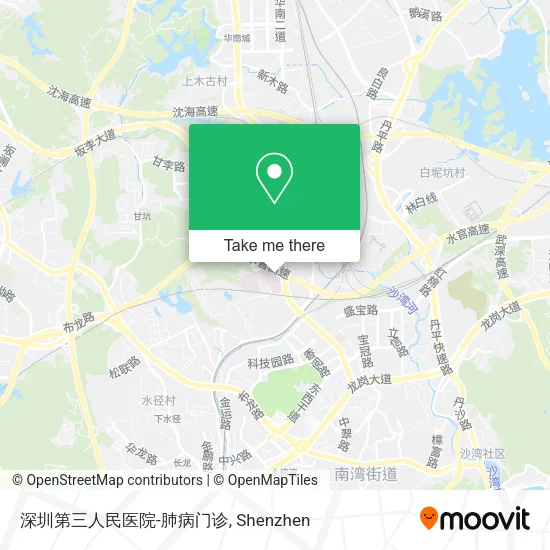 深圳第三人民医院-肺病门诊 map