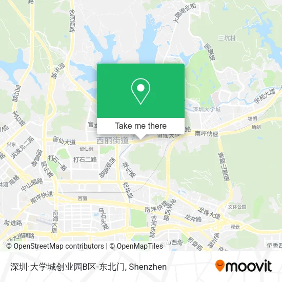 深圳·大学城创业园B区-东北门 map