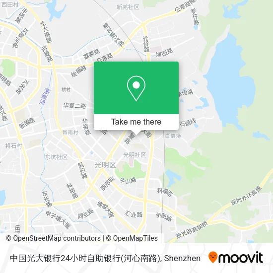 中国光大银行24小时自助银行(河心南路) map