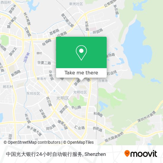 中国光大银行24小时自动银行服务 map