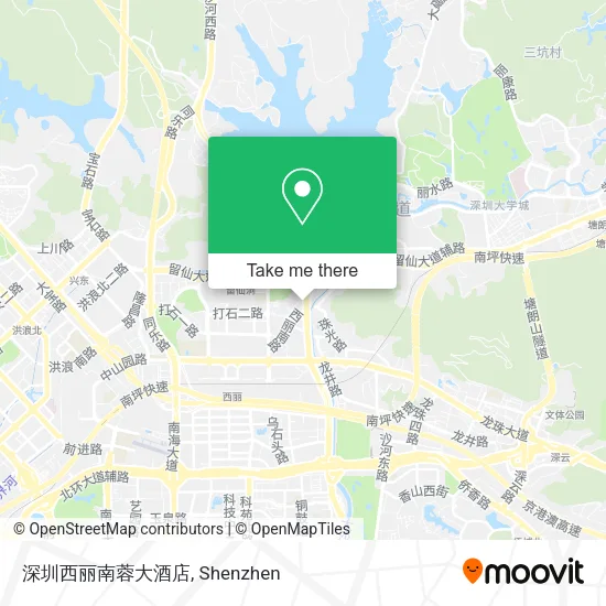 深圳西丽南蓉大酒店 map