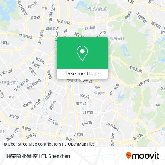 鹏荣商业街-南1门 map
