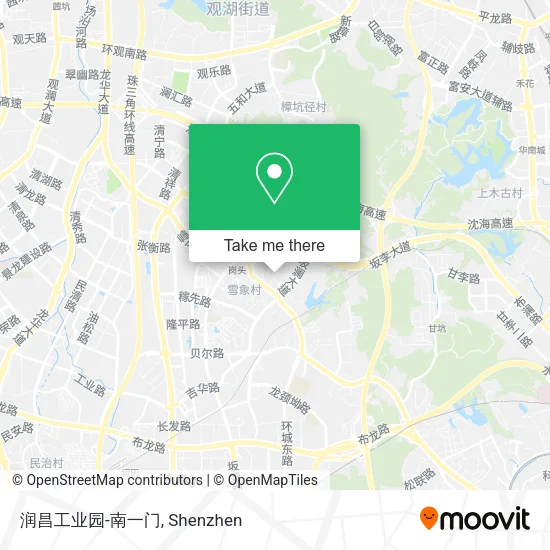 润昌工业园-南一门 map