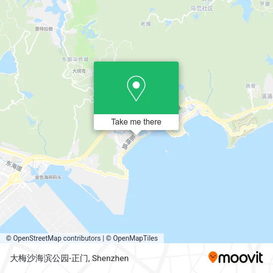大梅沙海滨公园-正门 map