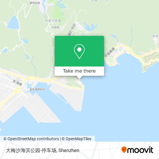 大梅沙海滨公园-停车场 map
