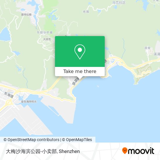 大梅沙海滨公园-小卖部 map