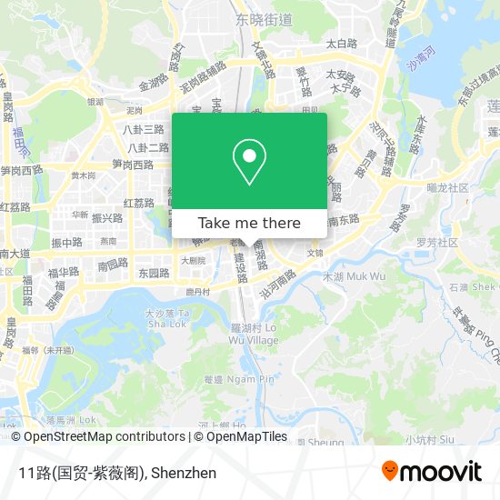 11路(国贸-紫薇阁) map