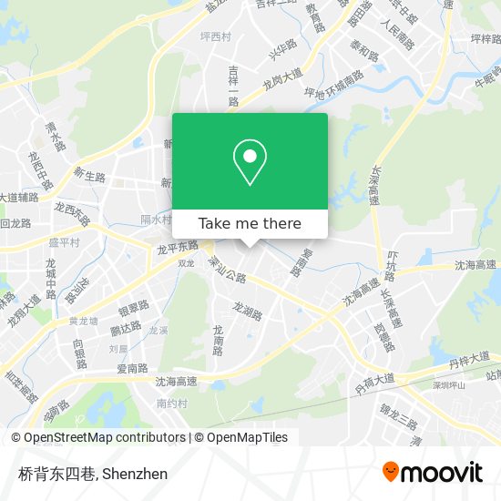 桥背东四巷 map