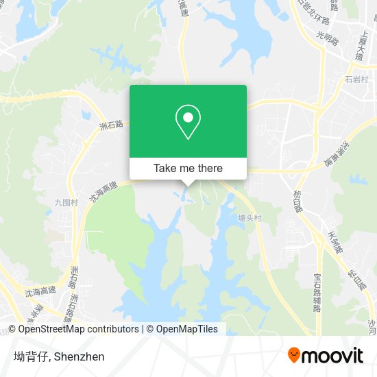坳背仔 map
