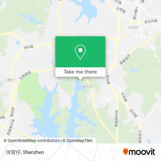 河背仔 map