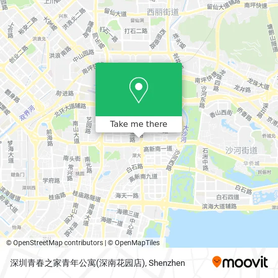 深圳青春之家青年公寓(深南花园店) map