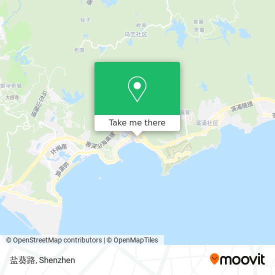 盐葵路 map