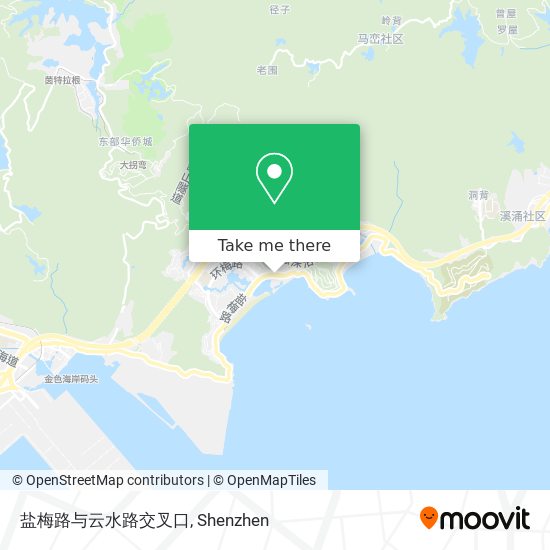 盐梅路与云水路交叉口 map